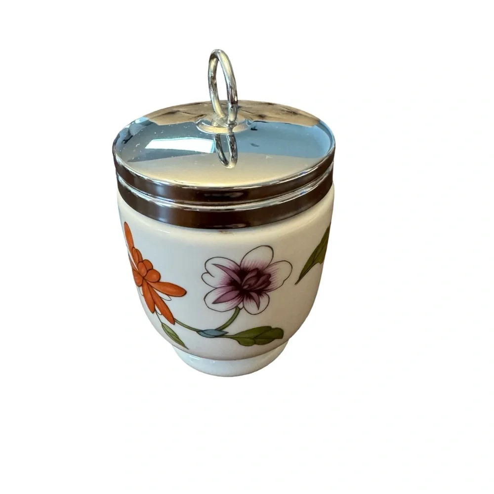 Royal Worcester Atsley King Size Egg Coddler Porcelain